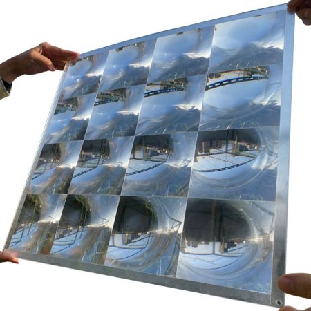 Fresnel Solar Concentrator Optical Acrylic Lens With 4 Array For Green Energy